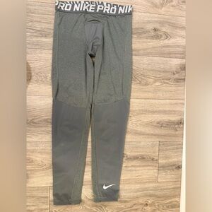 Nike Pro Dri-Fit Men’s Compression Tights Leggings Gray Size XL